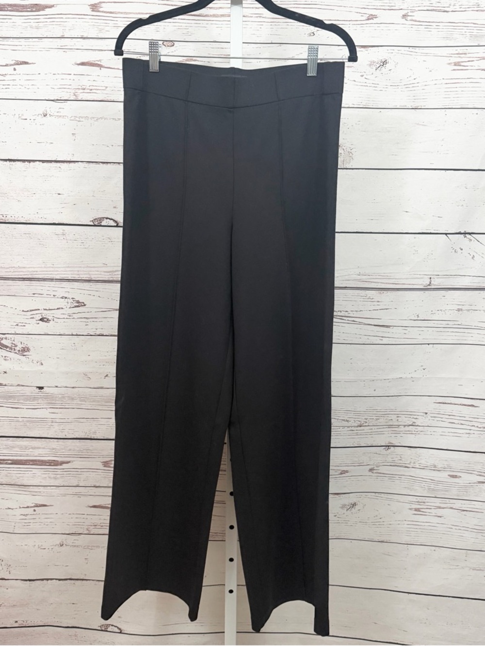 Jones & Co. Jones New York Black Wide-Leg High Waist Pants Trousers Size Medium